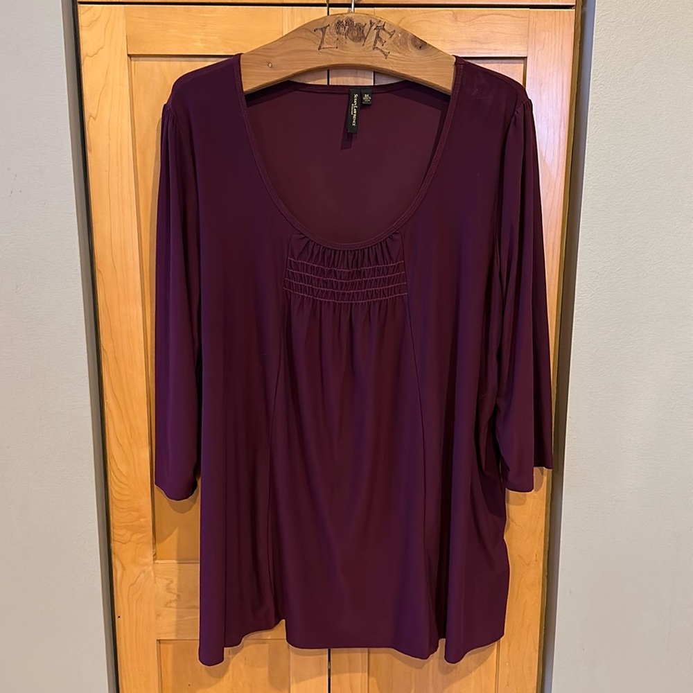 EUC Susan Lawrence Smocked Tunic